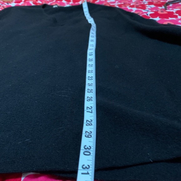 Max Studio Wool-blend Black Poncho - Picture 5 of 6